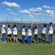 Crianças de escolas públicas de Quatro Barras participam de aulas gratuitas de golfe